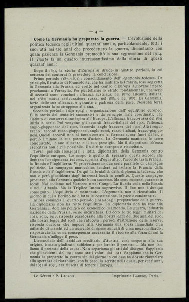 Documenti della guerra : bollettino d'informazioni pubblicato dalla Camera di commercio di Parigi